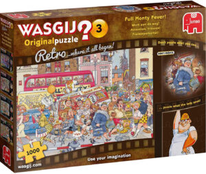 Пъзел-загадка Jumbo от 1000 части - Full Monty Fever!