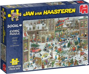 Пъзел Jumbo от 500 XL части - Коледа, Ян ван Хаастерен