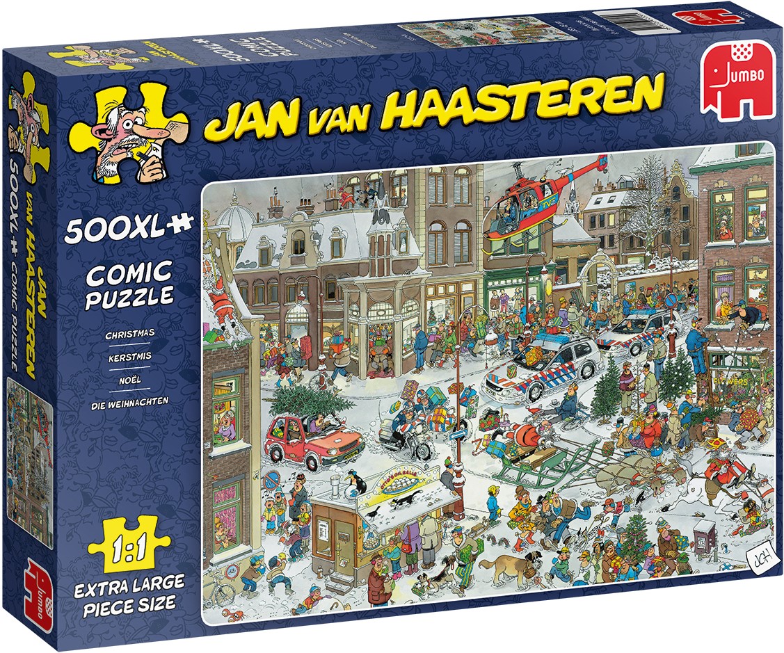 Пъзел Jumbo от 500 XL части - Коледа, Ян ван Хаастерен