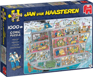 Пъзел Jumbo от 1000 части - Круизен кораб, Ян ван Хаастерен