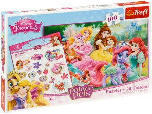 Пъзел Trefl от 100 части - Татуировки Принцеси
