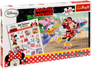 Пъзел Trefl от 160 части - Мини и Дейзи с кънки