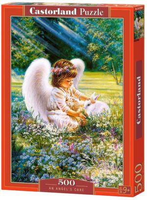 Пъзел Castorland от 500 части - Ангелска грижа, Дона Гелсингър