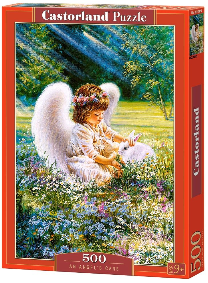 Пъзел Castorland от 500 части - Ангелска грижа, Дона Гелсингър