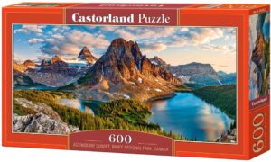 Панорамен пъзел Castorland от 600 части - Национален парк Банф, Канада