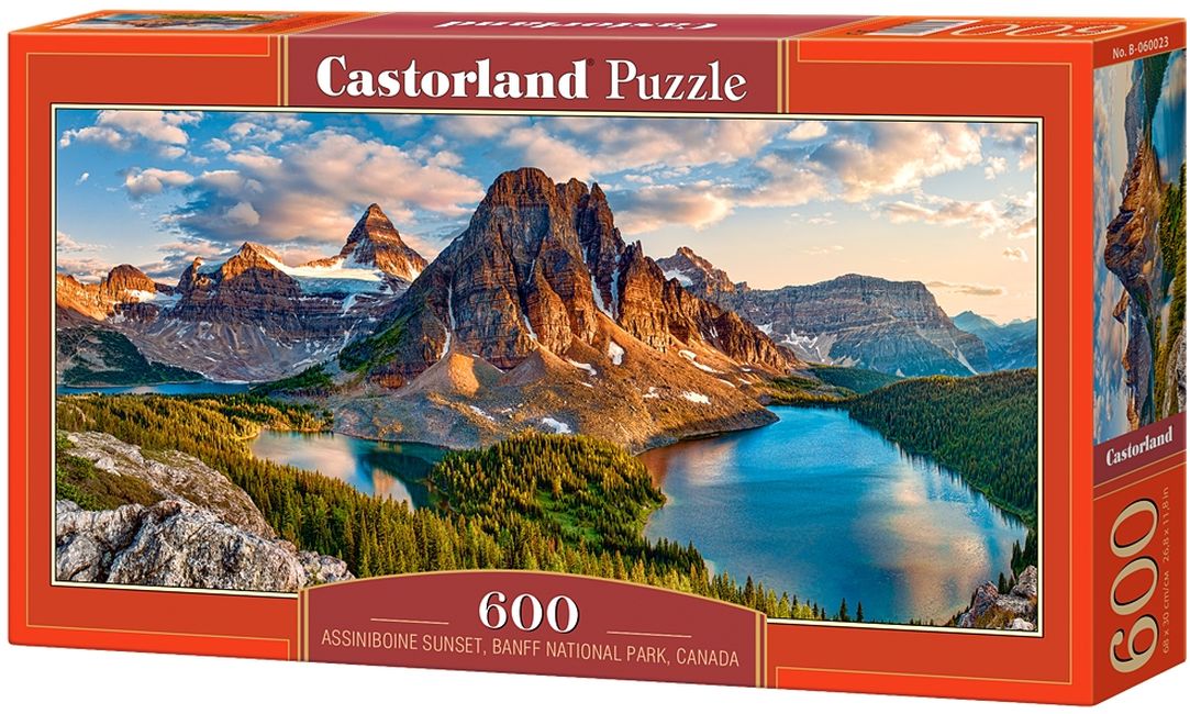 Панорамен пъзел Castorland от 600 части - Национален парк Банф, Канада