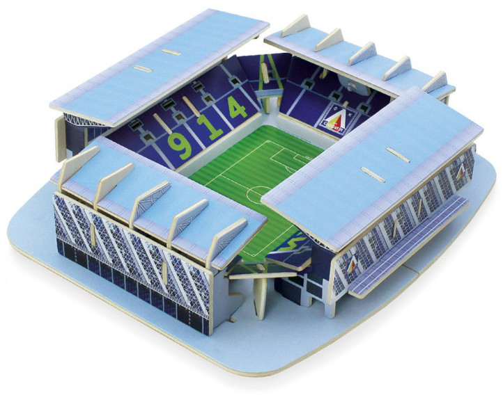 Дървен 3D пъзел Robo Time от 58 части – стадион Левски