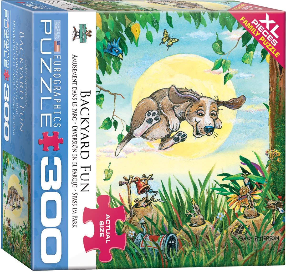 Пъзел Eurographics от 300 XL части - Веселба на двора, Гери Патерсън