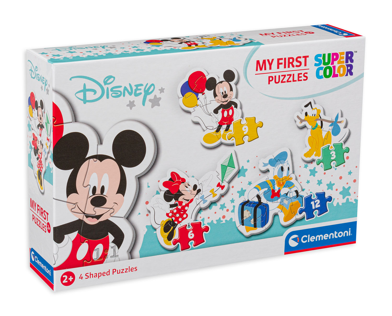 Бебешки пъзел Clementoni 4 в 1 - Мики Маус