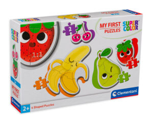 Бебешки пъзел Clementoni 4 в 1 - Плодове и зеленчуци