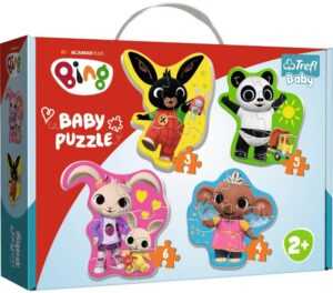 Бебешки пъзел Trefl 4 в 1 - Бинг и приятели