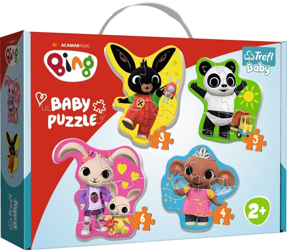 Бебешки пъзел Trefl 4 в 1 - Бинг и приятели
