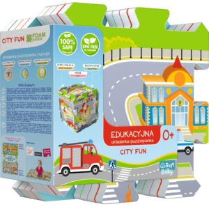 Бебешки пъзел за под Trefl от 8 части - Забавление в града