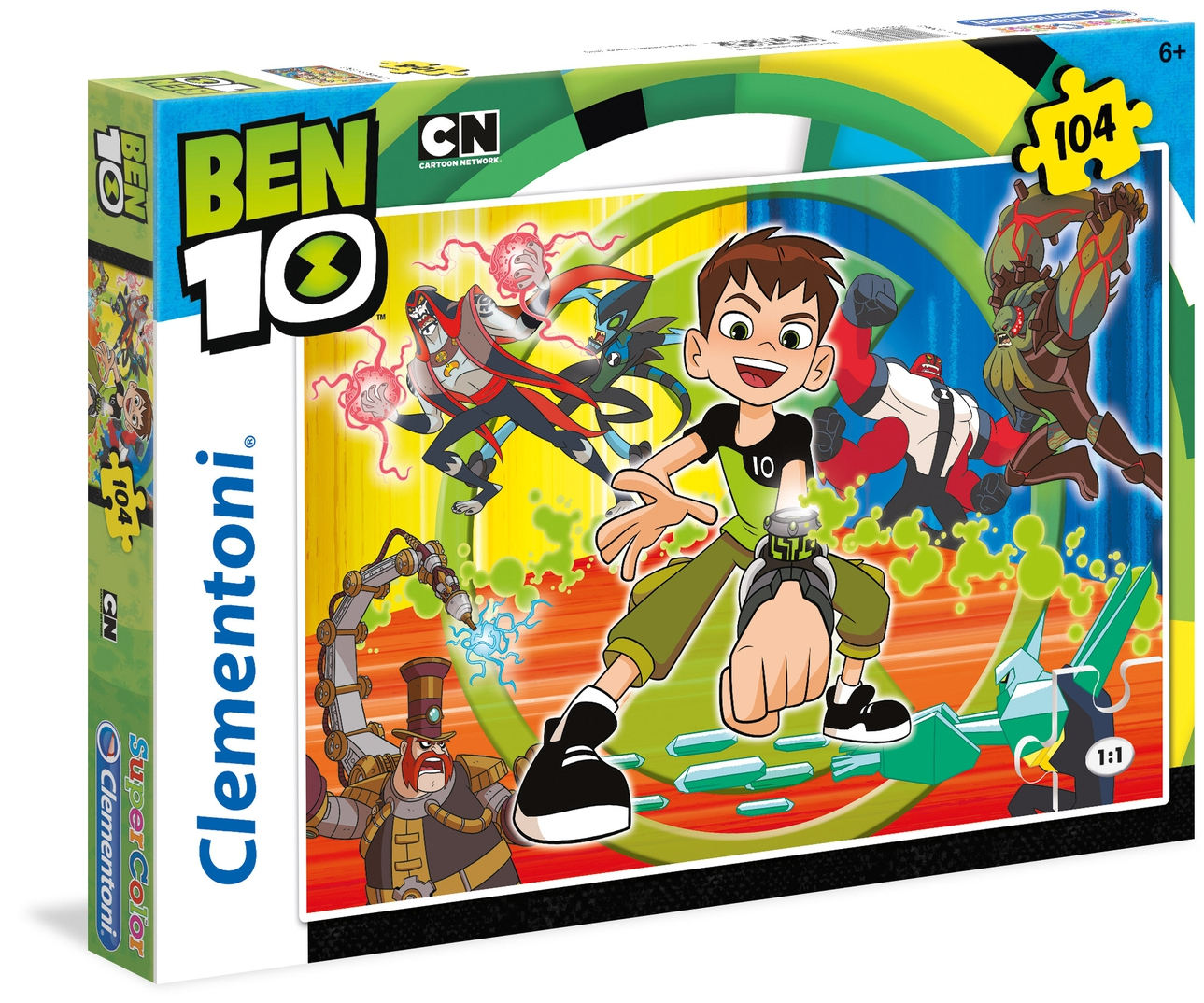 Пъзел Clementoni от 104 части - Бен 10