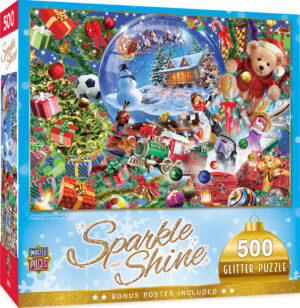Блестящ пъзел Master Pieces от 500 части - Коледно настроение