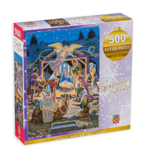 Блестящ пъзел Master Pieces от 500 части - Свята нощ