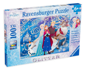 Блестящ пъзел Ravensburger от 100 XXL части - Замръзналото кралство
