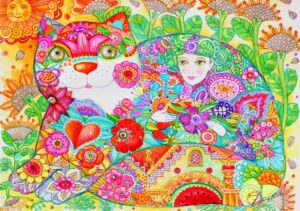 Пъзел Bluebird от 1000 части - Цветя, Оксана Зайка