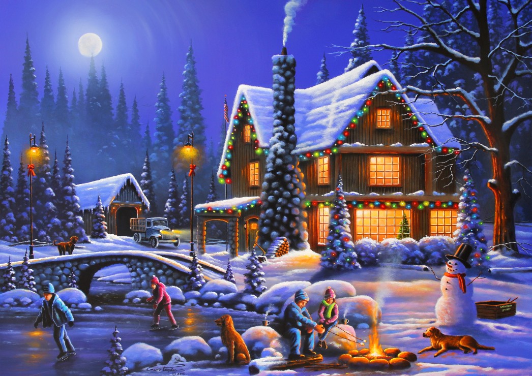 Пъзел Bluebird от 500 части - Празничен дух