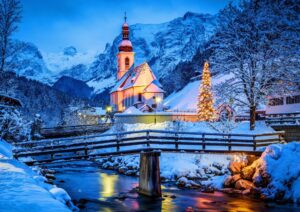 Пъзел Bluebird от 1000 части - Рамзау, Австрия