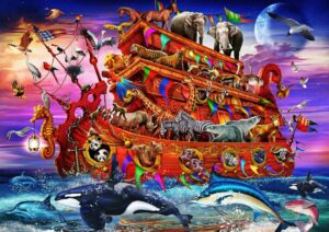 Пъзел Bluebird от 100 части - Ноевият ковчег, Чиро Марчети