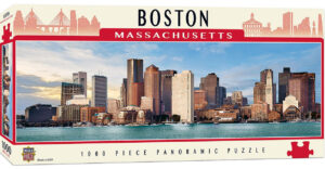 Панорамен пъзел Master Pieces от 1000 части - Бостън, Масачузетс