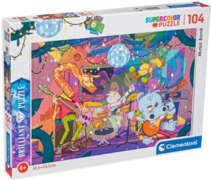 Брилянтен пъзел Clementoni от 104 части - Музикална банда
