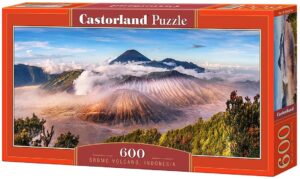 Панорамен пъзел Castorland от 600 части - Вулканът Бромо, Индонезия
