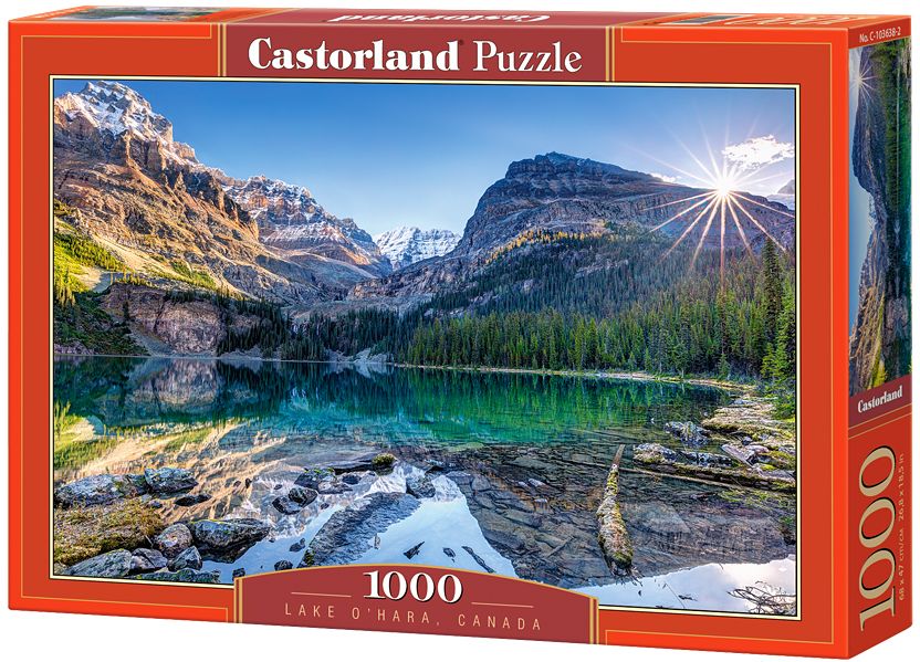 Пъзел Castorland от 1000 части - Езерото О'Хара, Канада