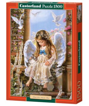 ###ДУБЛИРАН!!! Пъзел Castorland от 1500 части - Нежна любов, Сандра Кък
