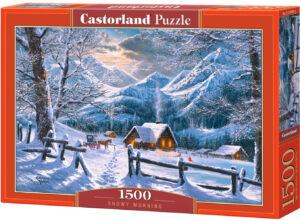 Пъзел Castorland от 1500 части - Снежно утро