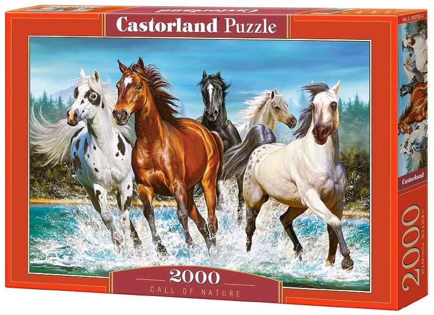 Пъзел Castorland от 2000 части - Зовът на природата