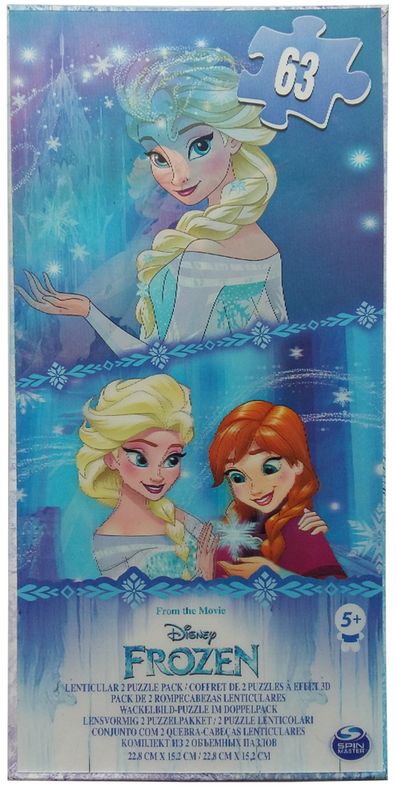 Преливащ пъзел Spin Master от 63 части - Замръзналото кралство