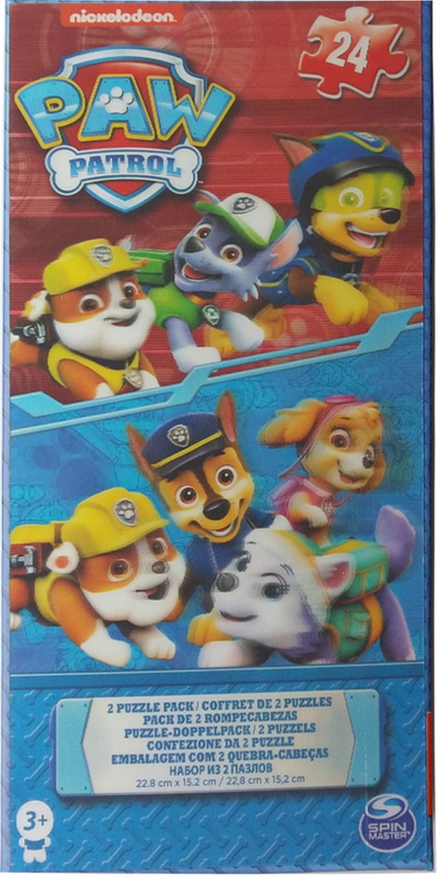 Преливащ пъзел Spin Master от 24 части - Пес Патрул