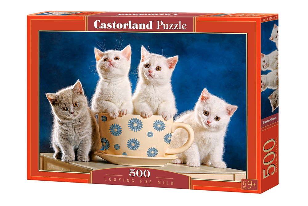 Пъзел Castorland от 500 части - Котета