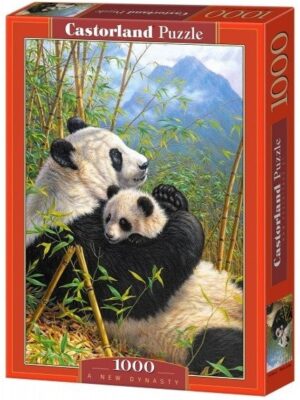 Пъзел Castorland от 1000 части - Панди