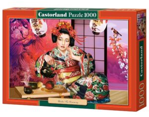 Пъзел Castorland от 1000 части - Чаената церемония на една гейша