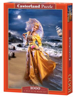 Пъзел Castorland от 1000 части - Разходка под луната