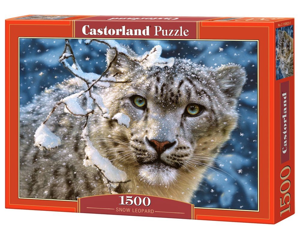 Пъзел Castorland от 1500 части - Снежен леопард