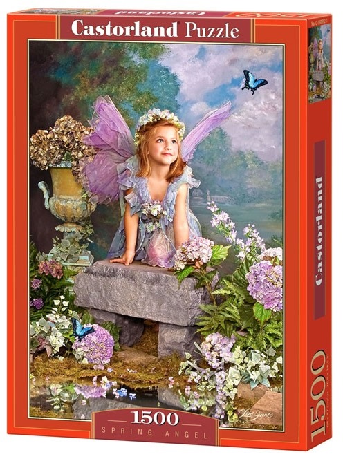 Пъзел Castorland от 1500 части - Пролетен ангел