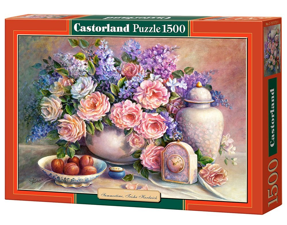 Пъзел Castorland от 1500 части - Цветя