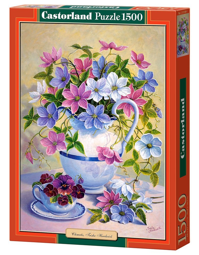 Пъзел Castorland от 1500 части - Ваза с цветя