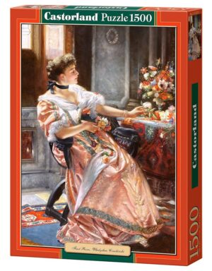 Пъзел Castorland от 1500 части - Жена с рози