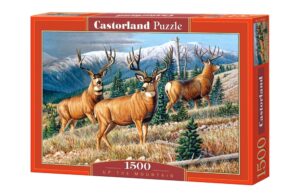 Пъзел Castorland от 1500 части - Елени в планината