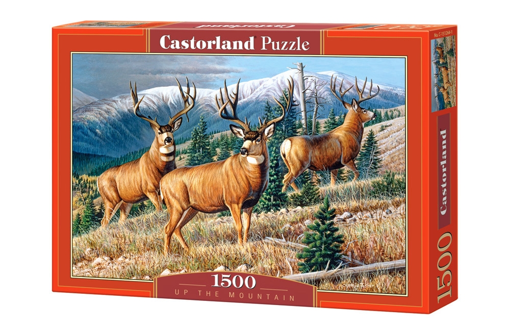 Пъзел Castorland от 1500 части - Елени в планината