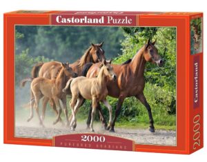 Пъзел Castorland от 2000 части - Коне