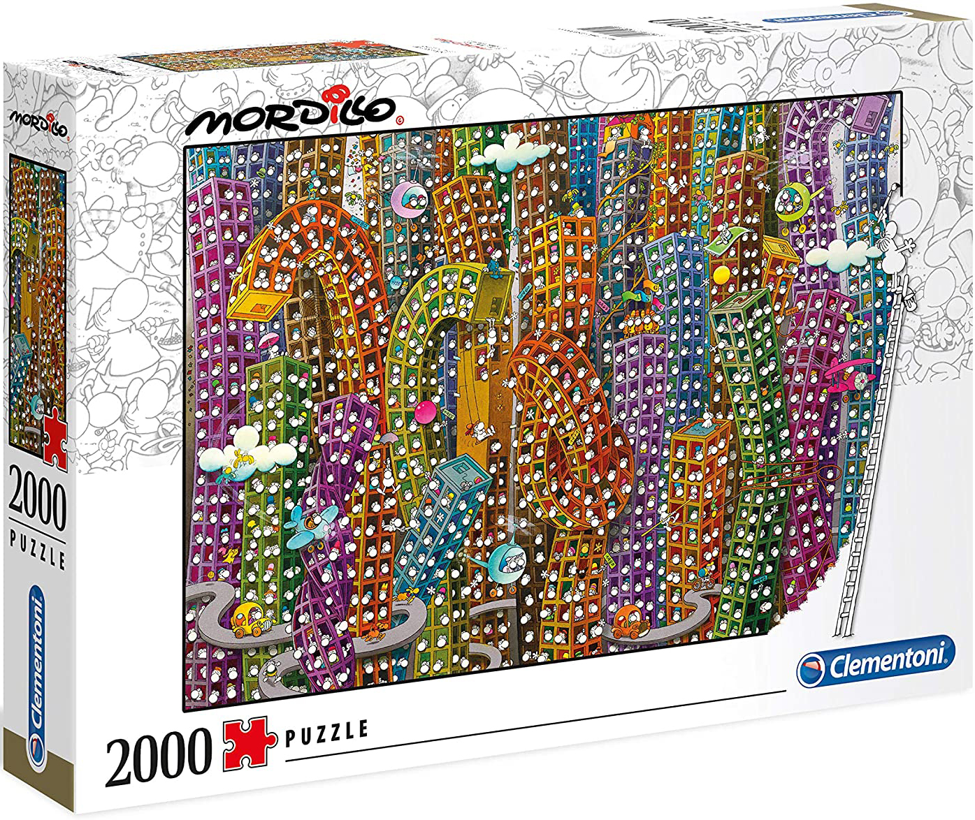 Пъзел Clementoni от 2000 части - Джунглата, Гилермо Мордильо