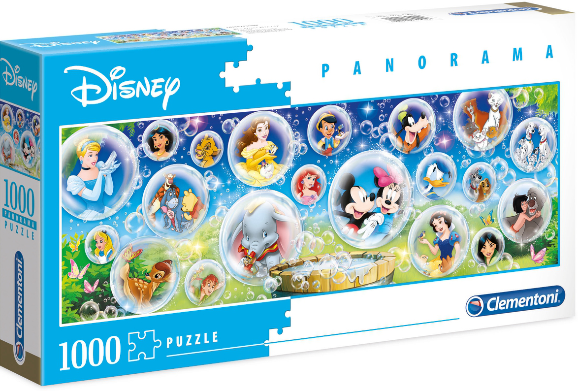 Панорамен пъзел Clementoni от 1000 части - Disney Classic