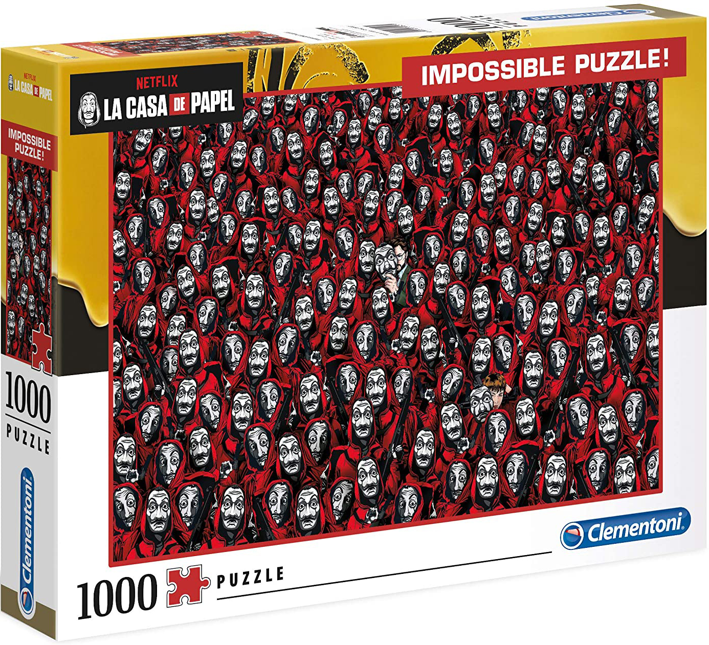 Пъзел Clementoni от 1000 части - La Casa De Papel