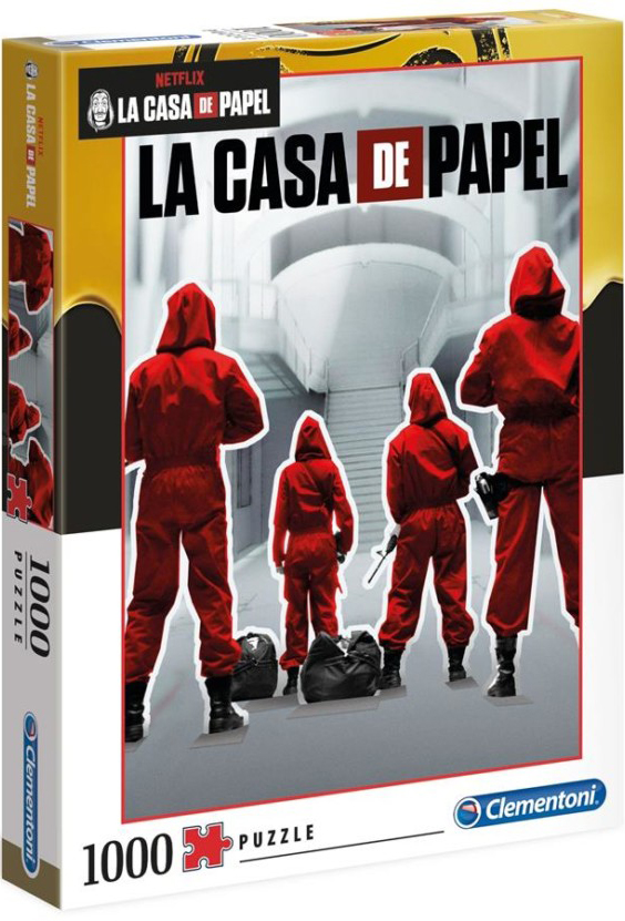 Пъзел Clementoni от 1000 части - La Casa De Papel